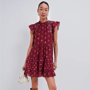 NWT Sea Famke Flutter Floral Dress XL